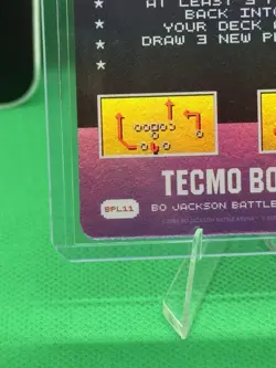 Tecmo Bo Jackson Battle Arena 1st Ed Holo Plays 10-Card Lot Play Ban - Image 4