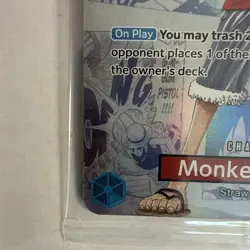 One Piece Monkey.D.Luffy SEALED College Basketball US Voyage P-055 Promo Card !! - Image 5