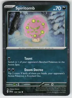 Spiritomb 129/198 Holo Uncommon Miscellaneous Cards & Products Pokemon Near Mint - Image 1