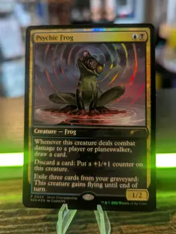 MTG: Secrets Of Strixhaven PSYCHIC FROG FOIL STORE CHAMPIONSHIP PROMO Magic - Image 2