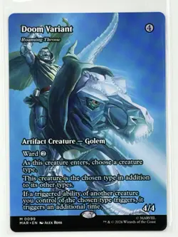 Doom Variant - Roaming Throne (Borderless) Marvel Universe Eternal-Legal Regular - Image 1