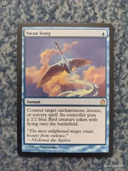 MAGIC THE GATHERING MTG: 1x SWAN SONG THEROS RARE EXCELLENT CN - Image 1