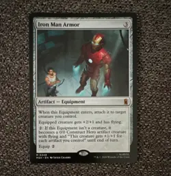 MTG Marvel Super Heroes Iron Man Armor 0248 Mythic Artifact Equipment EN - Image 1