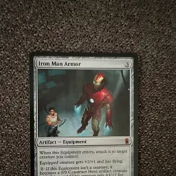MTG Marvel Super Heroes Iron Man Armor 0248 Mythic Artifact Equipment EN - Image 3