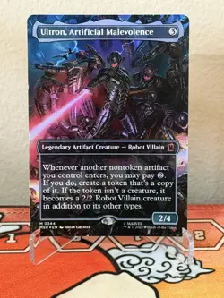 Ultron, Artificial Malevolence (Borderless) (0344) - Marvel Super Heroes (MSH) - Image 1