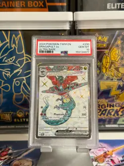 PSA 10 2024 Pokemon Dragapult ex #200/167 - Image 1