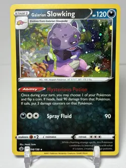 Galarian Slowking (Cosmos Holo) 098/198 Holo Pokemon LP - Image 1
