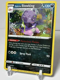 Galarian Slowking (Cosmos Holo) 098/198 Holo Pokemon LP - Image 4