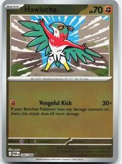 Hawlucha 046/088 Common Perfect Order Pokemon Reverse Holo Near Mint - Image 1