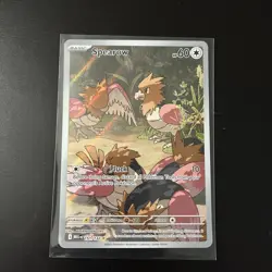 Pokemon TCG Spearow 151/132 S&V Mega Evolution Illustration Rare 2025 NM - Image 4