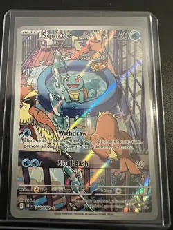 The Pokemon Company Pokemon TCG Squirtle 148/142 IR Full Art Holo Eng 2024 - Image 1