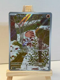 Pokemon: Swinub 165/159 Journey Together Full Art - Image 1