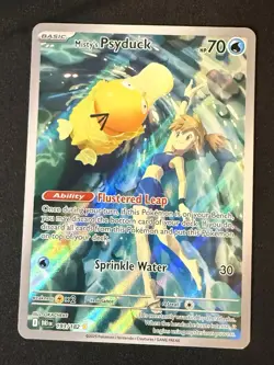 Misty's Psyduck - 193/182 Destined Rivals Illustration Rare Pokemon - NM - Image 1