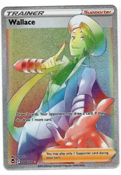 Pokemon SWSH12 Silver Tempest Wallace Secret 208/195 NM - Image 1