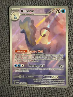 Aurorus 092/088 Holo Illustration Rare Perfect Order Pokemon Holo Near Mint - Image 1
