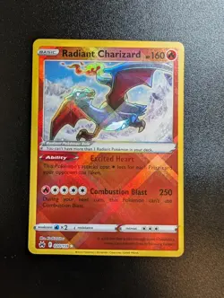 Radiant Charizard 020/159 Radiant Rare Crown Zenith Pokemon Holo Near Mint - Image 1