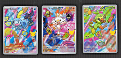 2026 Pokemon First Partner Series 2 Illustration Grookey Scorbunny Sobble 52-54 - Image 1