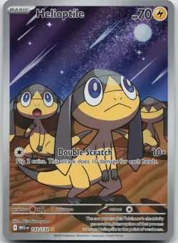 Helioptile 143/132 Illustration Rare Mega Evolution Pokemon Holo NM/M - Image 1