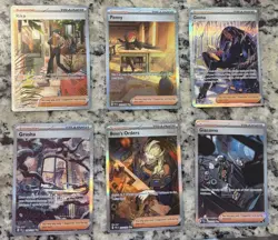 Pokemon Special Illustration Trainer Lot!! Boss’s Orders 265, Grusha 268 + more! - Image 1