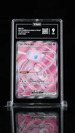 Pokemon TCG SV 151 Mew EX 193/165 TAG 9 MINT SIR - Image 1