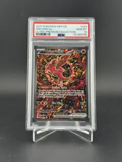 2025 POKEMON MEP EN-ME BLACK STAR PROMO #024 ORICORIO EX PSA 10 - Image 1