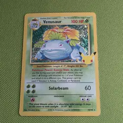 Pokemon TCG Venusaur Celebrations: Classic Collection 15/102 Holo Rare - Image 1