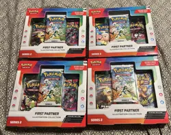 Sealed First Partner Illustration Collection Series 2- Lot of 4 In Hand - Image 1