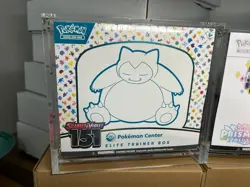 Free Shipping! Legendary Guard Thick Acrylic Pokemon ETB case with Magnetic Top - Image 2