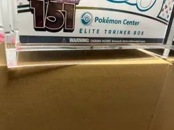 Free Shipping! Legendary Guard Thick Acrylic Pokemon ETB case with Magnetic Top - Image 4