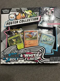 Pokemon TCG Black Bolt And White Flare Poster Collection - Image 1