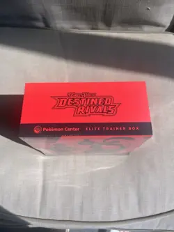 Pokemon Destined Rivals Pokemon Center Elite Trainer Box PC ETB Sealed (Damaged) - Image 2