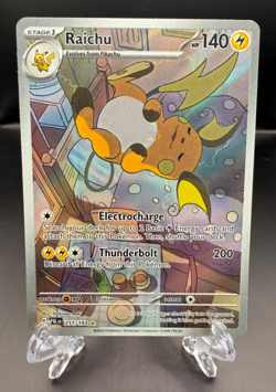 Pokemon TCG: Raichu 211/193 - SV: Paldea Evolved - Illustration Rare NM - Image 1
