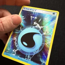 Pokemon Water Energy 107/110 Holon Phantoms Holo LP - Image 5