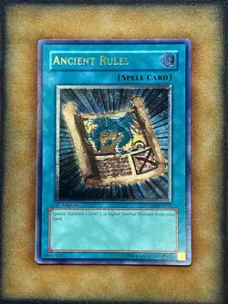 Yugioh Ancient Rules STON-EN037 Ultimate Rare 1st Ed NM - Image 1
