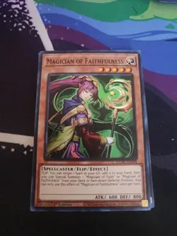 Yugioh! Magician of Faithfulness - DUNE-EN098 - Super Rare - 1st Edition Near Mi - Image 1