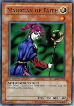 Magician of Faith SD6-EN005 1st Common -MP- Yu-Gi-Oh DNA GAMES - Image 1