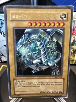 Blue-Eyes White Dragon JMP-001 Ultra Rare Shonen Jump Promo Vintage - Image 1
