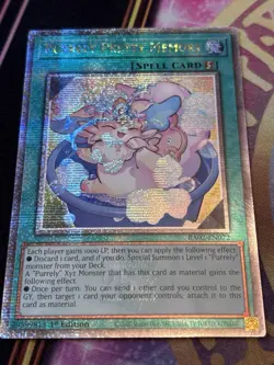 Yu-Gi-Oh Purrely Pretty Memory - RA02-EN072 Quarter Century NM 1st Edition - Image 2