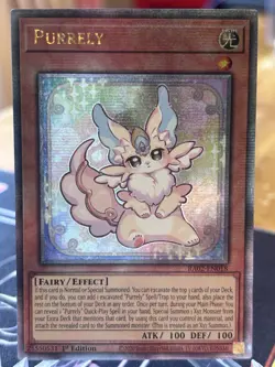 Purrely - RA02-EN018 - Quarter Century Secret Rare 1st Edition Yugioh - Image 1