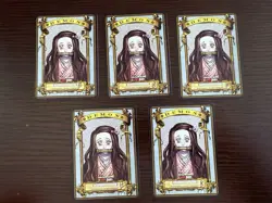 5x Signed Mtg Nezuko Kamado Demon Token Card RK Post - Image 1