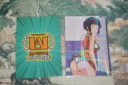 Kyoka Jiro Cheerleader My Hero Academia Sexy Waifu Custom Card & R34 Flip Card - Image 2