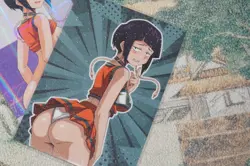 Kyoka Jiro Cheerleader My Hero Academia Sexy Waifu Custom Card & R34 Flip Card - Image 4