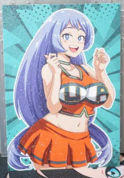 Nejire Hado Cheerleader My Hero Academia Sexy Hot Waifu Custom Card & R34 Flip - Image 4
