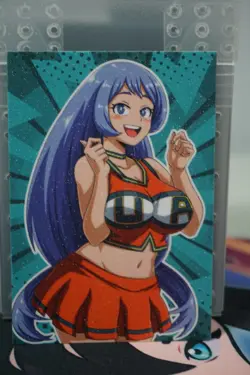 Nejire Hado Cheerleader My Hero Academia Sexy Hot Waifu Custom Card & R34 Flip - Image 5