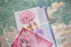 Mina Ashido Cheerleader My Hero Academia Sexy Waifu Custom Card & R34 Flip Card - Image 3
