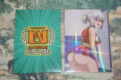 Fuyumi Todoroki Cheerleader My Hero Academia Sexy Waifu Custom Card & R34 Flip - Image 2