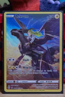 Zekrom TG05/TG30 Swsh09: Brilliant Stars Trainer Gallery Pokemon Card NM - Image 2