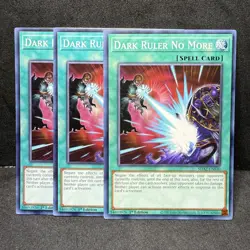 3x Yugioh Dark Ruler No More SDAZ-EN030 Common - LP-NM 💎 - Image 1