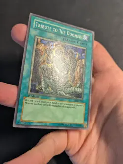 Yugioh Tribute to the Doomed MRD-057 1st Edition Super Rare NM! - Image 2