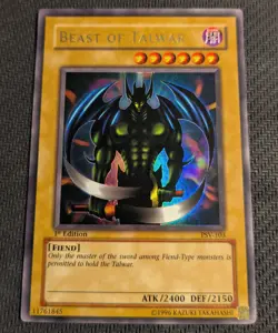 Yugioh Beast of Talwar PSV-103 1st Edition Ultra Rare LP! - Image 1